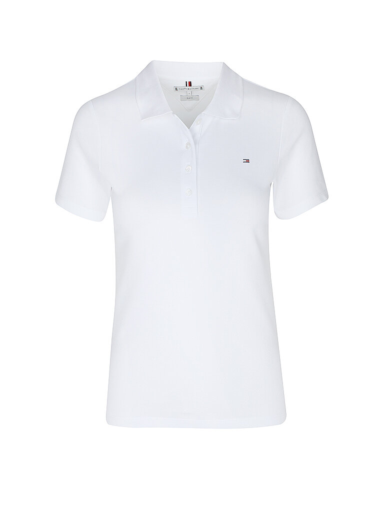 Tommy Hilfiger Polo à Manches Courtes 1985 Slim Fit Th Optic White S Femme 2